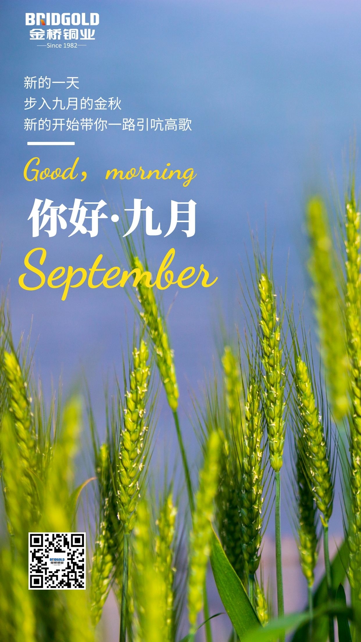 你好，金秋九月